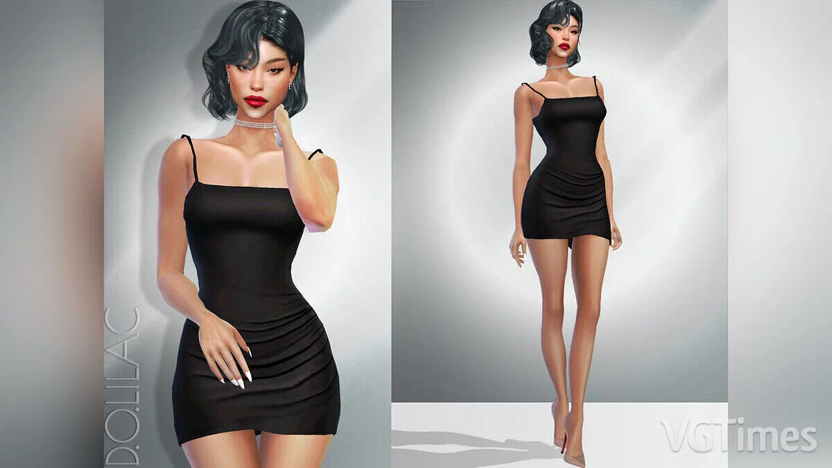 The Sims 4 — pequeño vestido negro