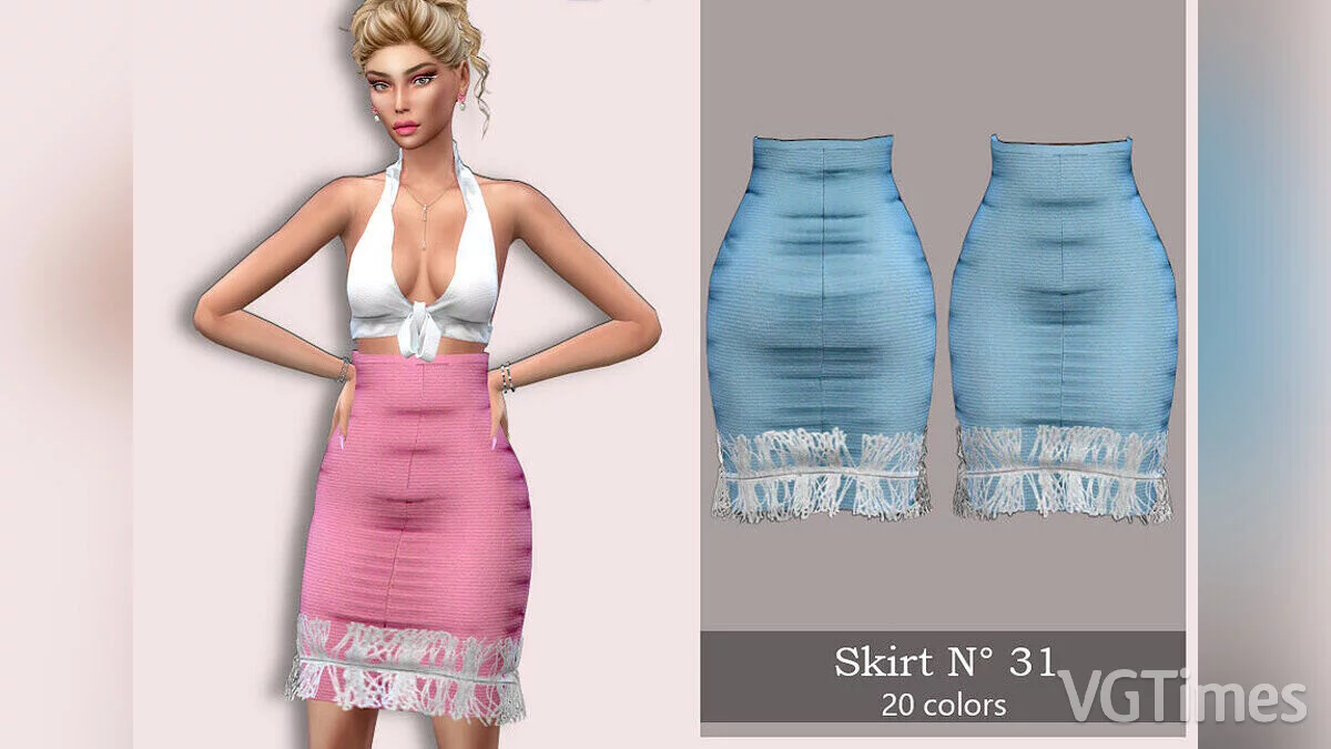 The Sims 4 — Fitted skirt