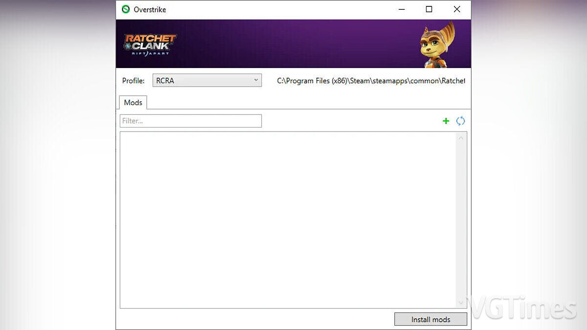 Ratchet &amp; Clank: Rift Apart — Overstrike - mod management