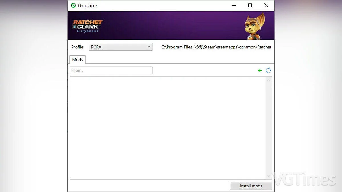 Ratchet &amp; Clank: Rift Apart — Overstrike - mod management
