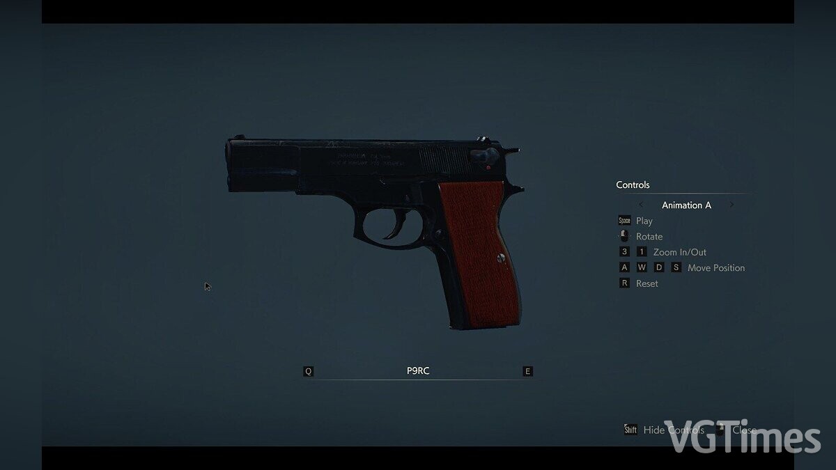 Resident Evil 2 — P9RC pistol