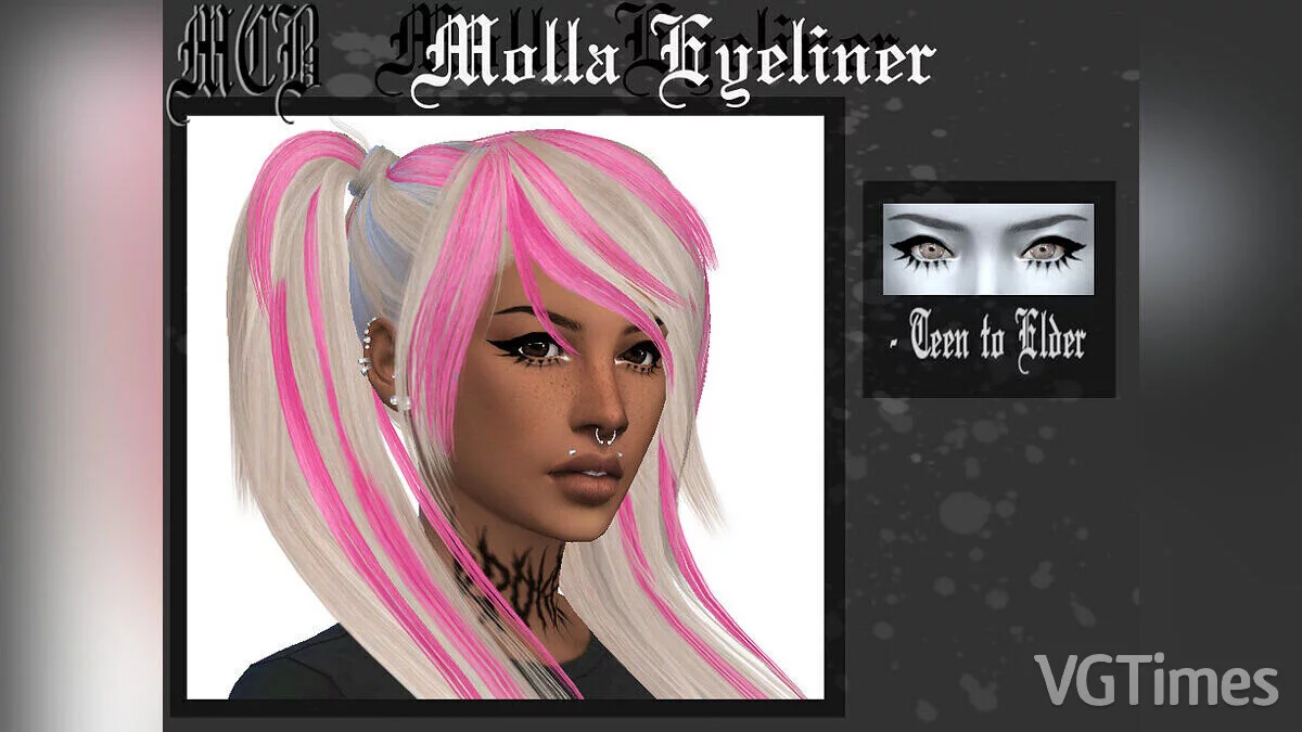 The Sims 4 — Molla eyeliner