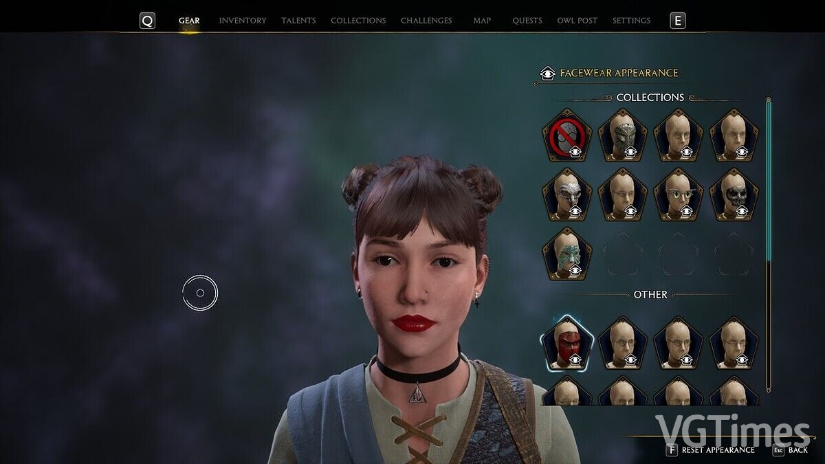 Hogwarts Legacy — Bun hairstyle