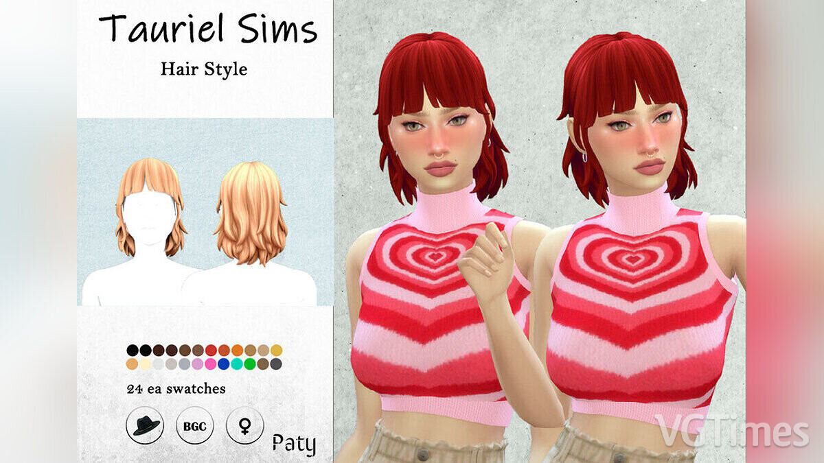 The Sims 4 — Party hairstyle