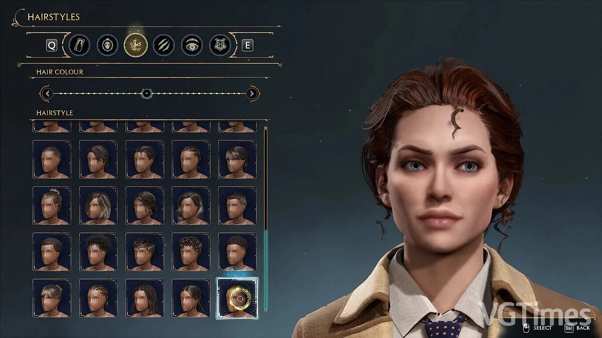 Hogwarts Legacy — Dorothy Sprottle's hairstyle