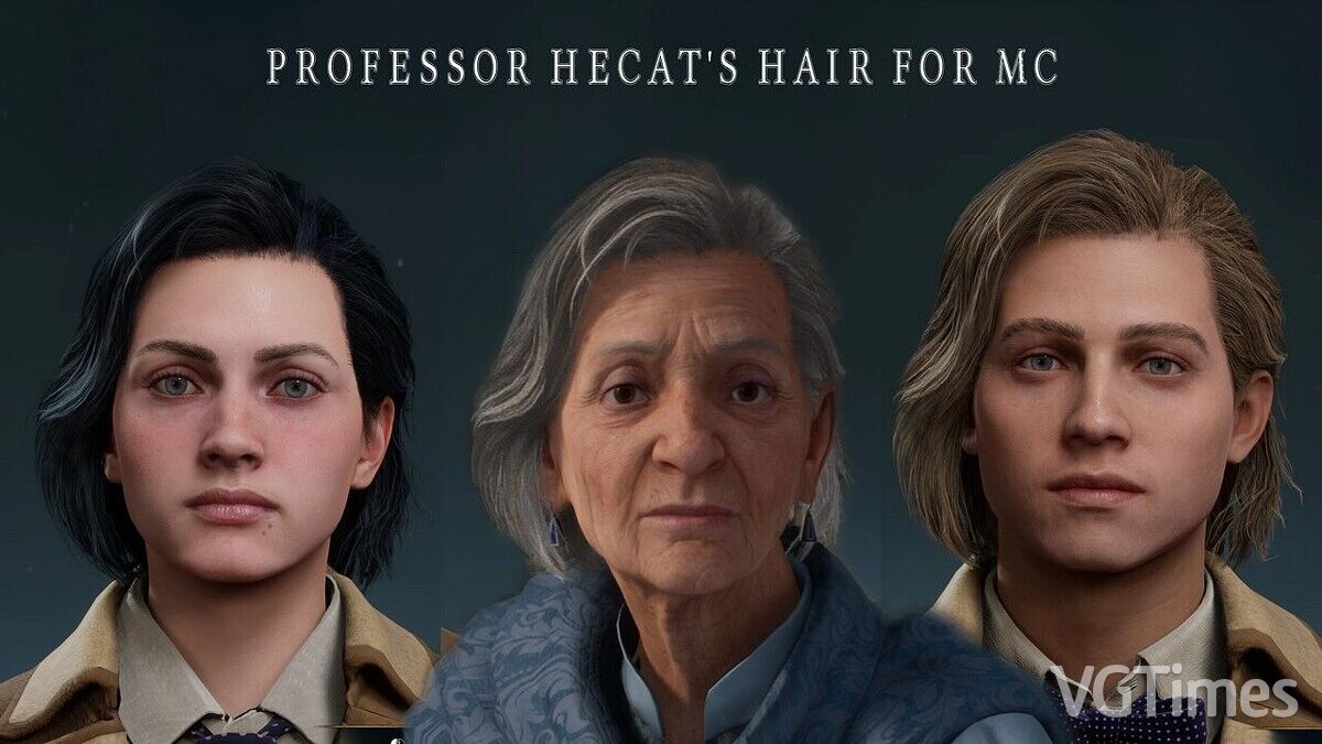 Hogwarts Legacy — Professor Hecate's hairstyle