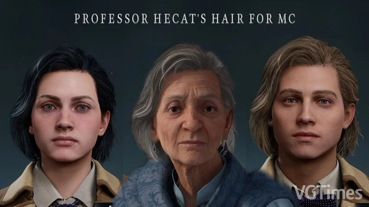 Hogwarts Legacy — Professor Hecate's hairstyle