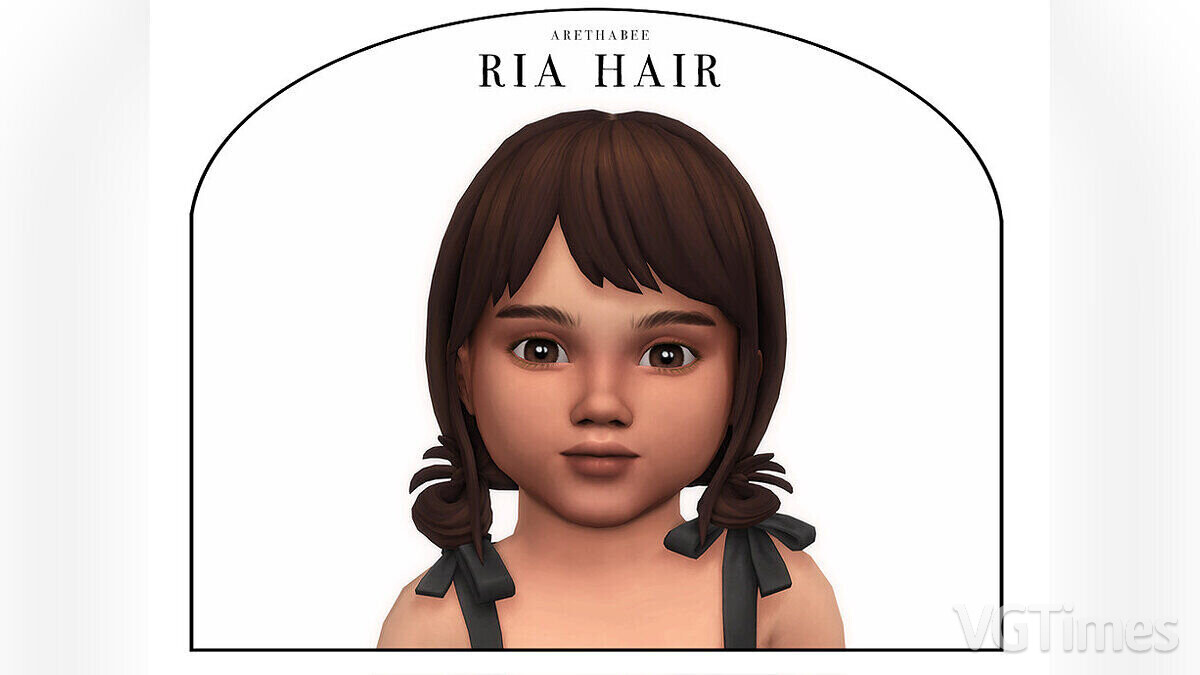 The Sims 4 — Hairstyle "Ria" for kids