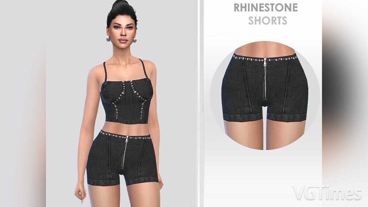 The Sims 4 — Shorts with rhinestones