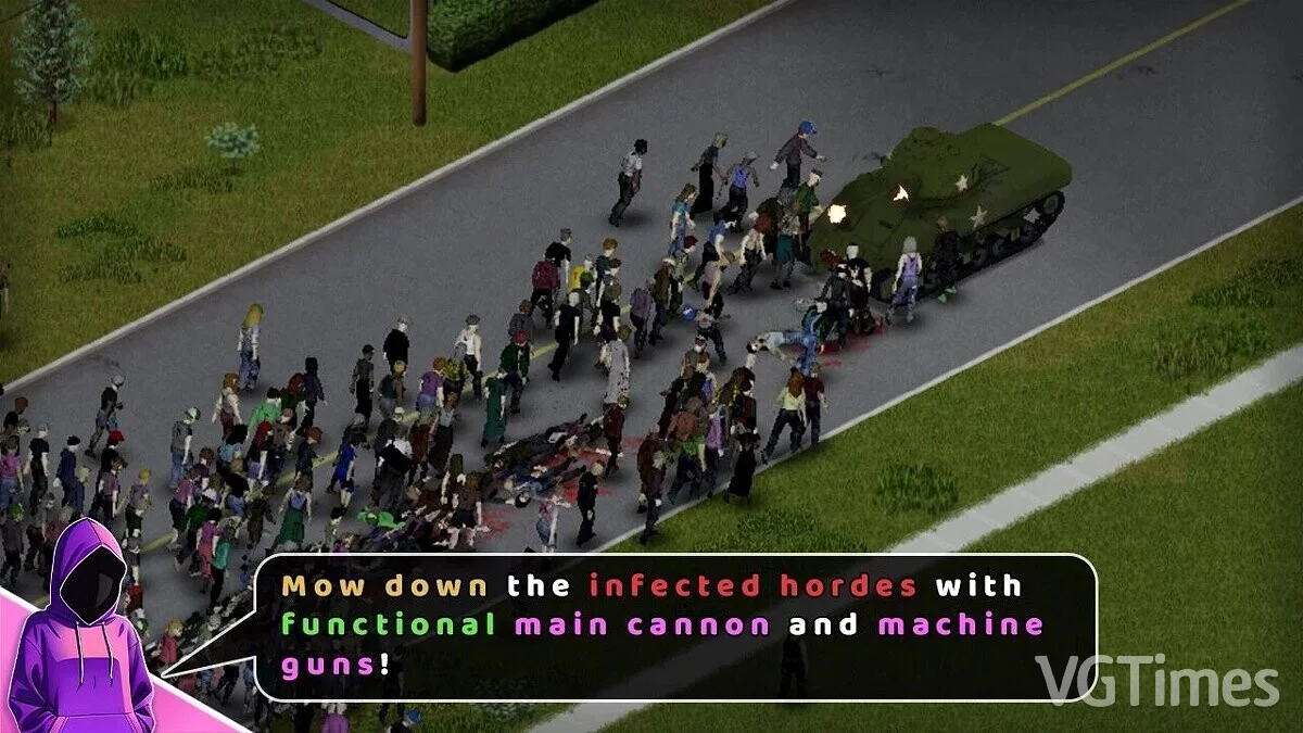 Project Zomboid — Танк М4 «Шерман»