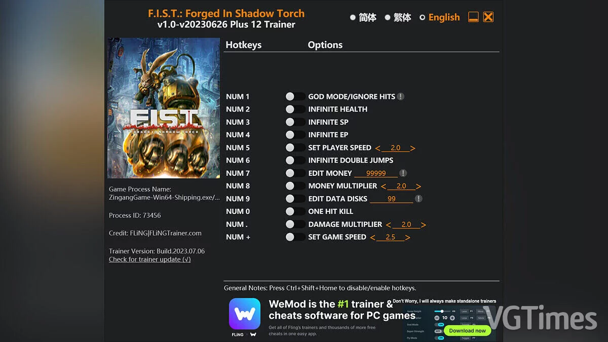 F.I.S.T.: Forged in Shadow Torch — Entrenador (+12) [1.0 - ACTUALIZADO: 26/06/2023]