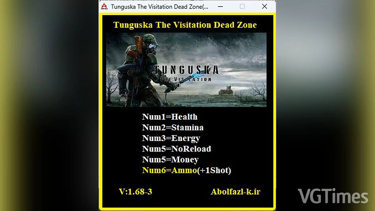 Tunguska: The Visitation — Trainer (+6) [1.68]