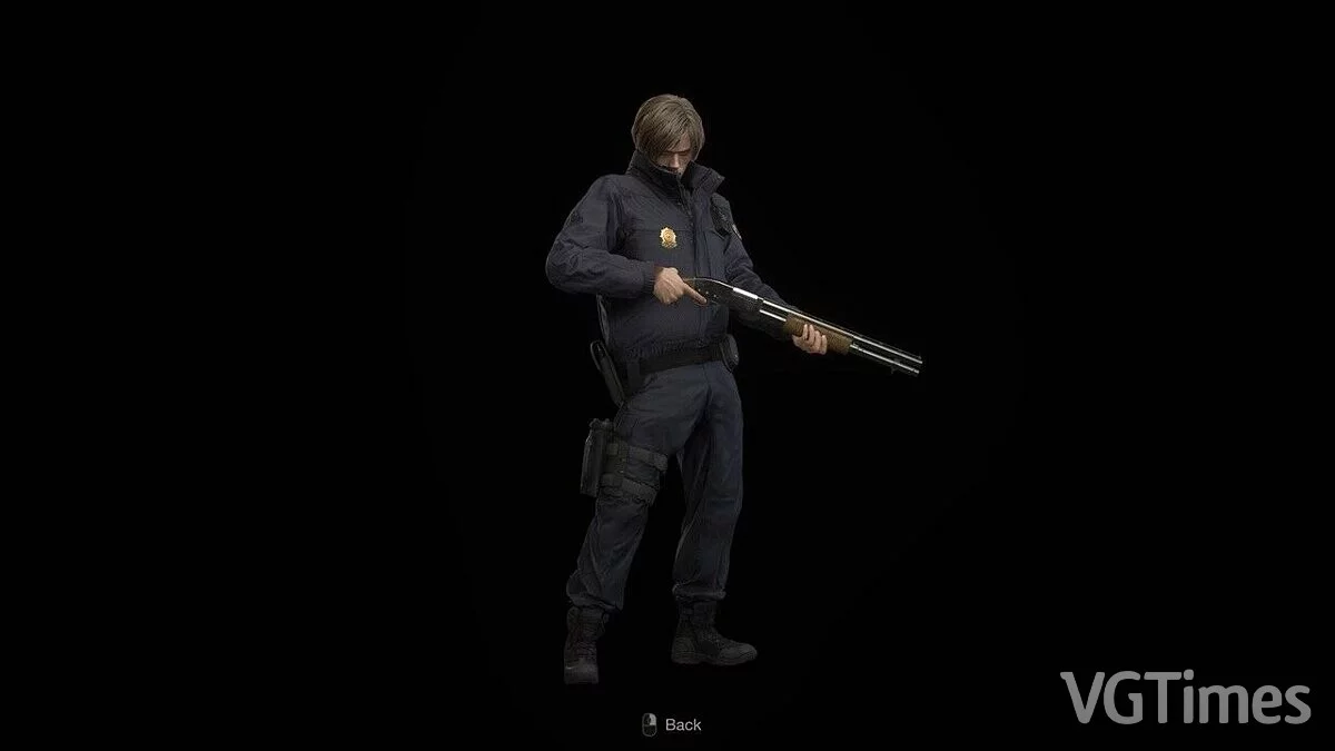 Resident Evil 4 Remake (2023) — Uniforme policial para León