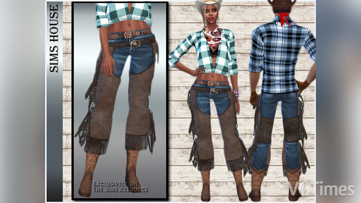 The Sims 4 — Women's cowboy jeans