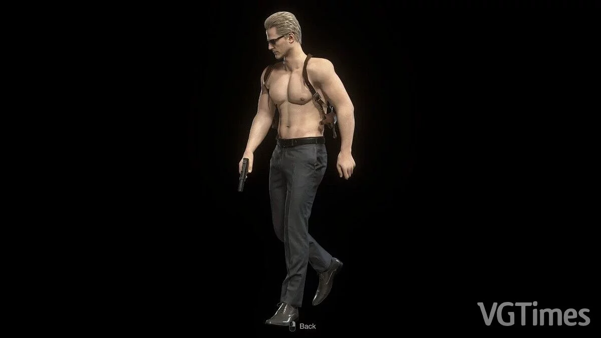Resident Evil 4 Remake (2023) — Альберт Вескер без рубашки