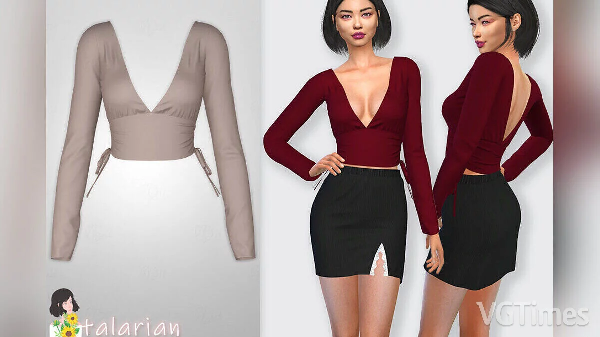 The Sims 4 — Blusa “Armonía”