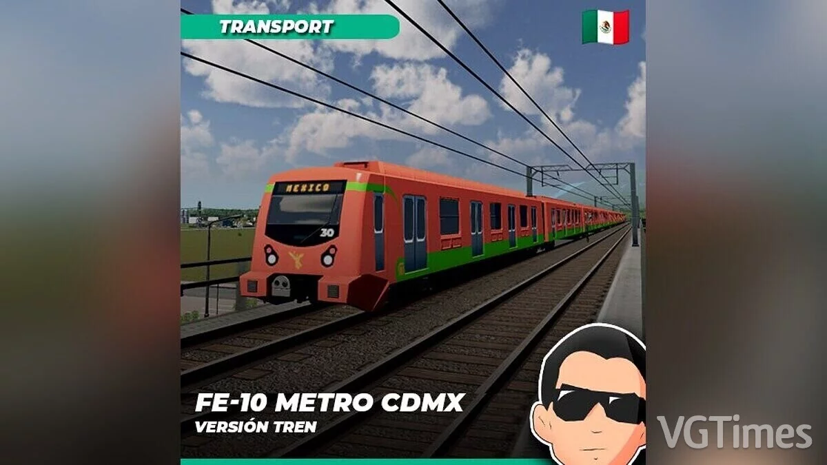 Cities: Skylines — FE-10 metro Ciudad de México