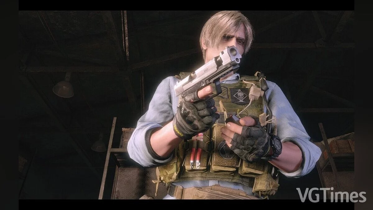 Resident Evil 4 Remake (2023) — Экипировка Грейвса для Леона