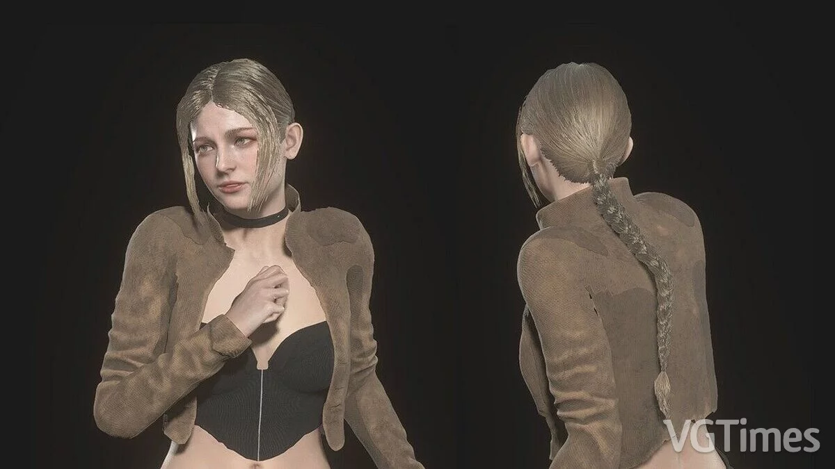 Resident Evil 4 Remake (2023) — Ashley with long braid