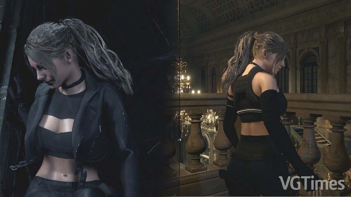 Resident Evil 4 Remake (2023) — Ashley with a long ponytail