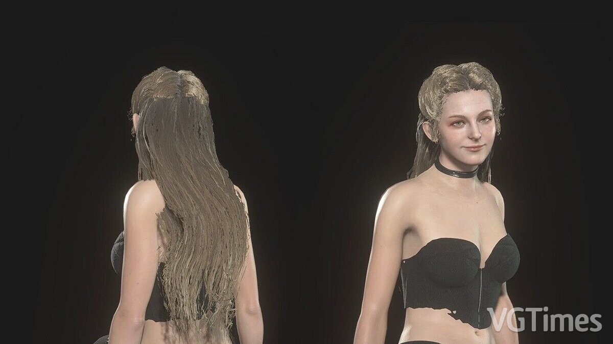 Resident Evil 4 Remake (2023) — Ashley with long hair