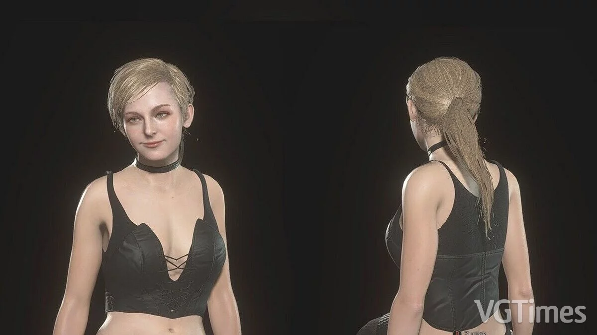 Resident Evil 4 Remake (2023) — Ashley with a Scarlet ponytail