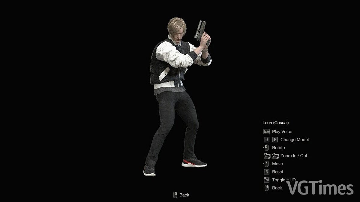 Resident Evil 4 Remake (2023) — Leon in college clothes