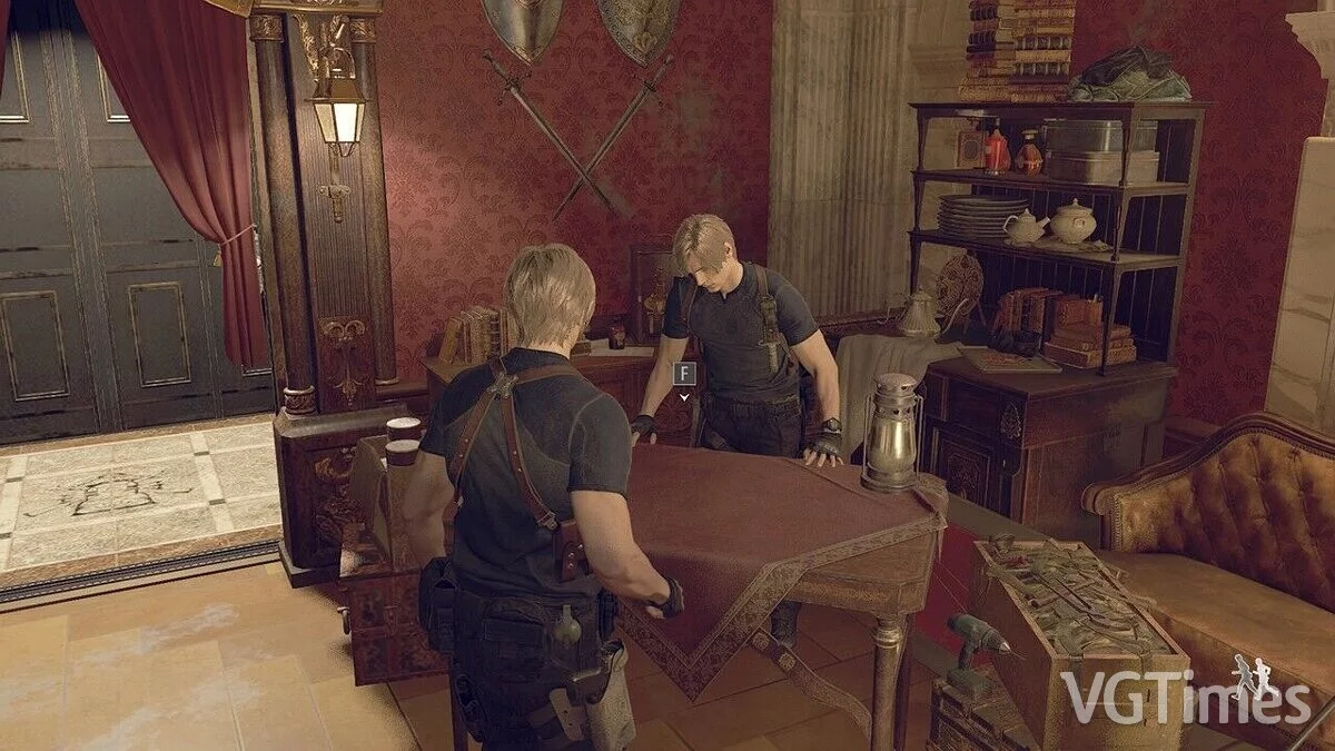 Resident Evil 4 Remake (2023) — Леон заменяет Торговца