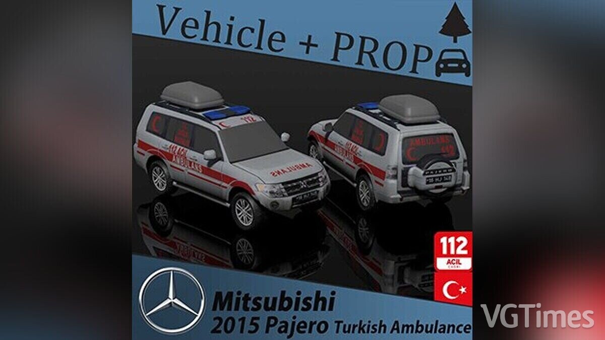 Cities: Skylines — Mitsubishi Pajero Turkish ambulance