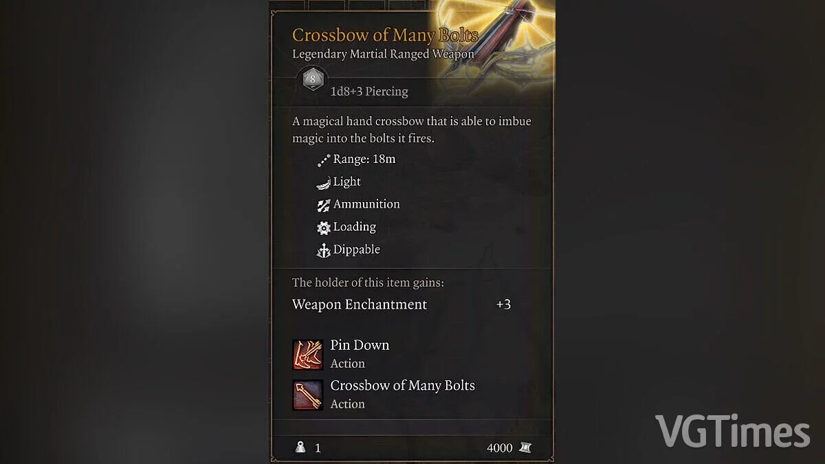 Baldur&#039;s Gate 3 — Набор легендарного снаряжения