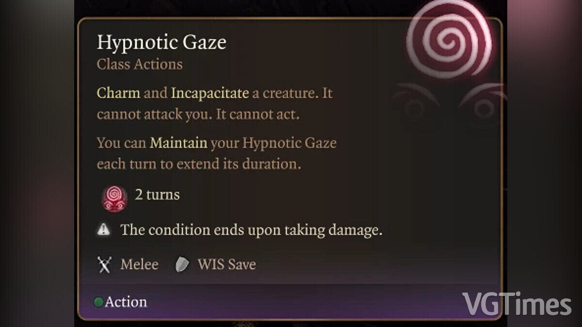 Baldur&#039;s Gate 3 — Unlimited hypnotic gaze