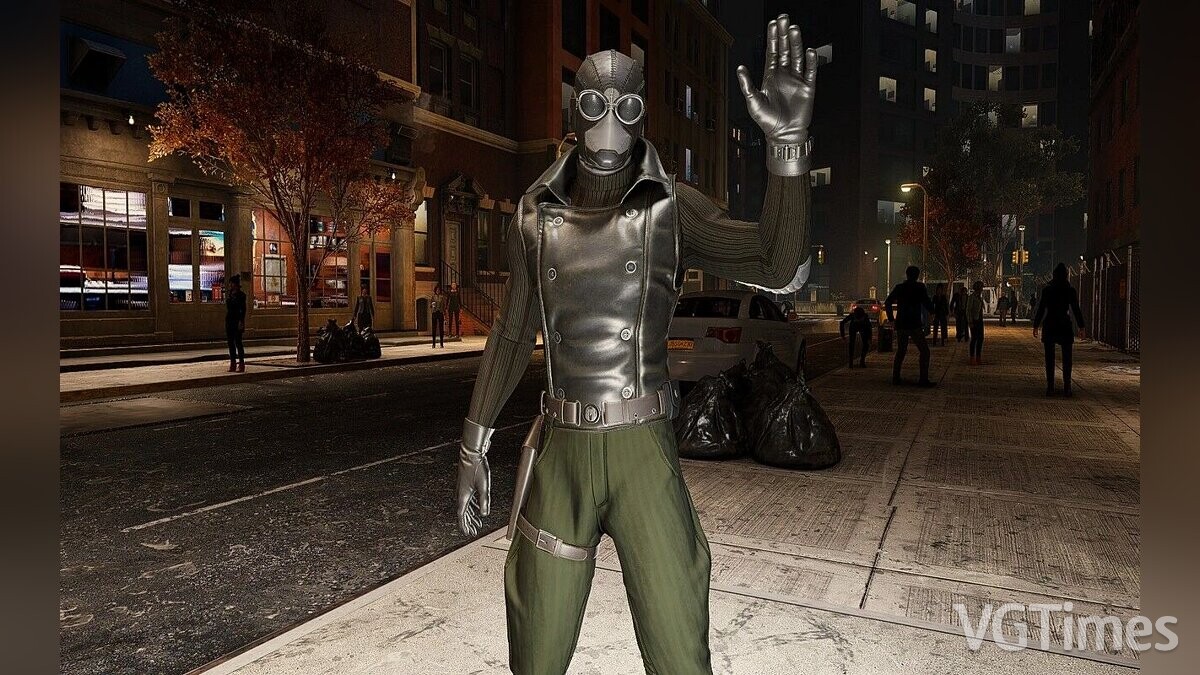 Marvel&#039;s Spider-Man Remastered — Noir costume from the game Shattered Dimensions