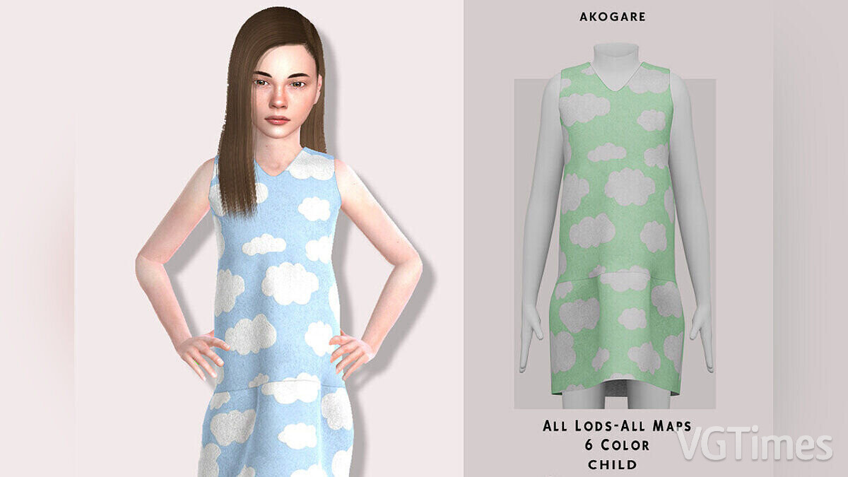 The Sims 4 — Amaya dress for children