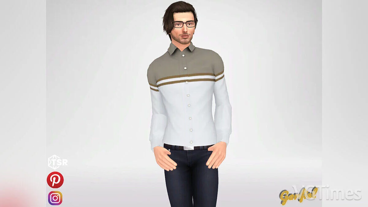 The Sims 4 — Striped shirt