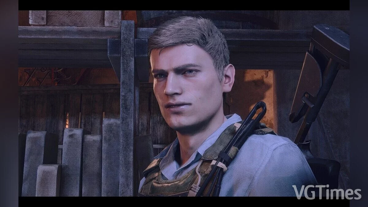 Resident Evil 4 Remake (2023) — Grave's hairstyle for Leon