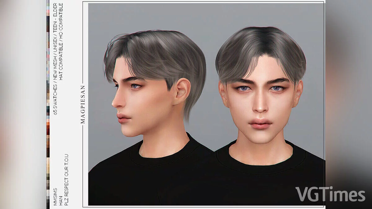 The Sims 4 — Han's hairstyle