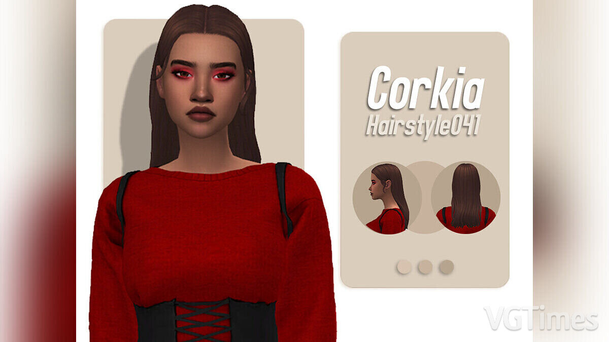 The Sims 4 — Korkia hairstyle