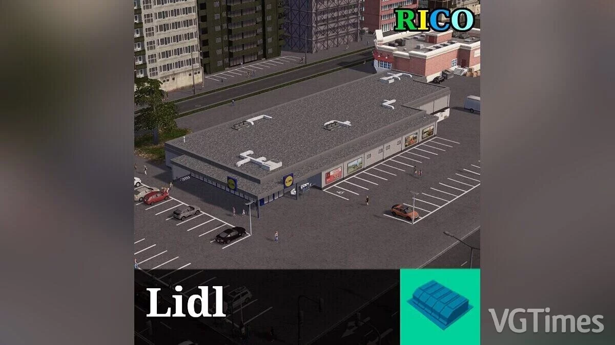 Cities: Skylines — Supermarket LIDL