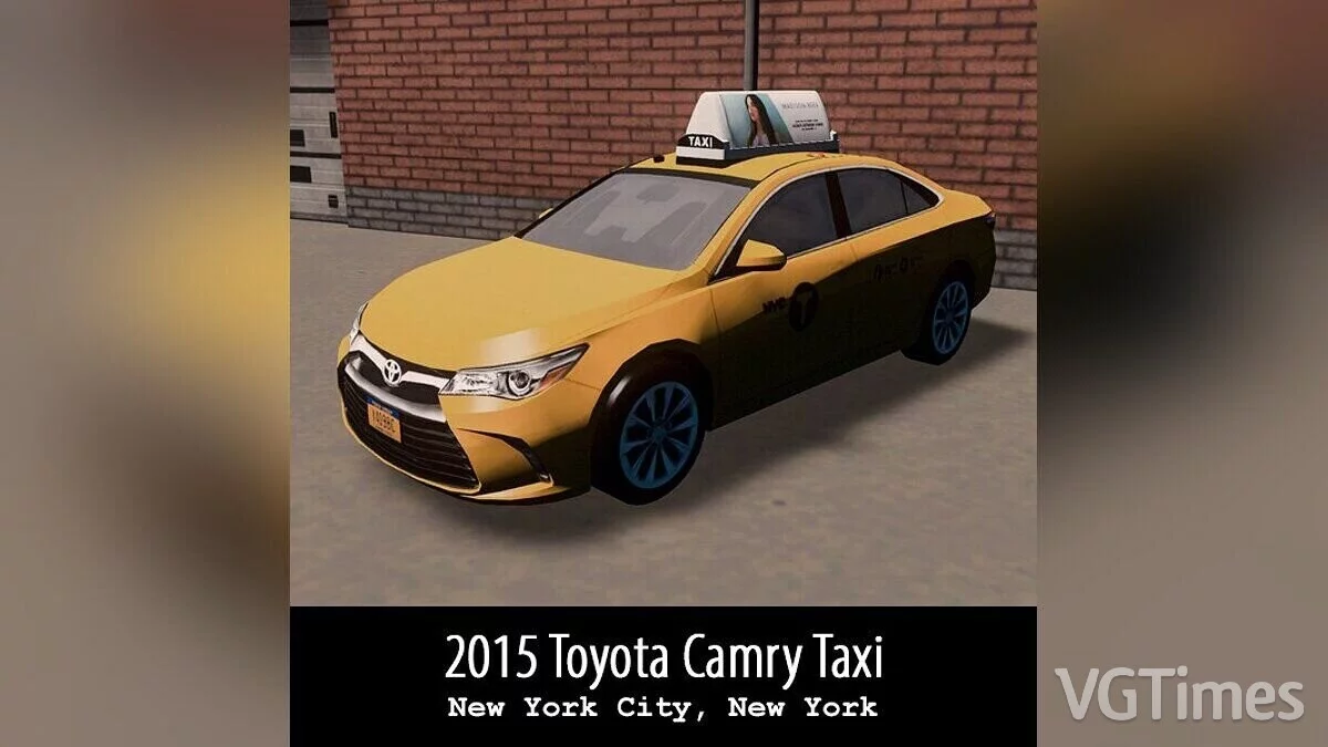 Cities: Skylines — Toyota Camry 2015 NYC taxi