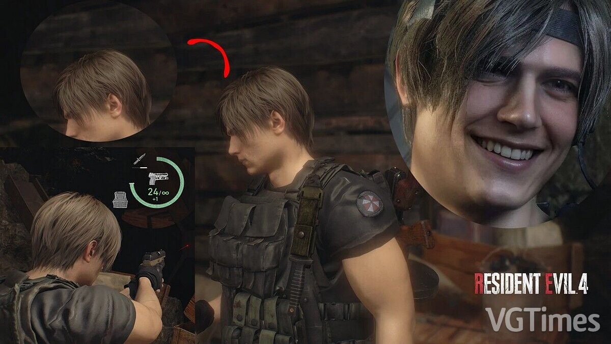 Resident Evil 4 Remake (2023) — Removing cat ears