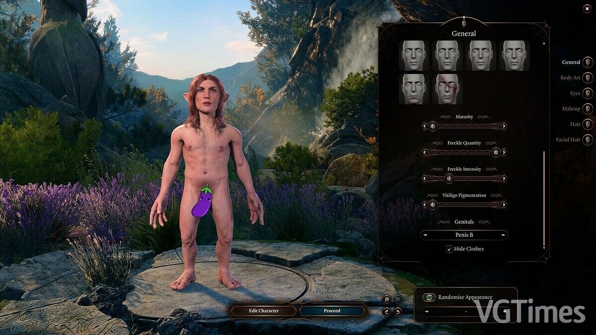 Baldur&#039;s Gate 3 — Removing body hair from gnomes