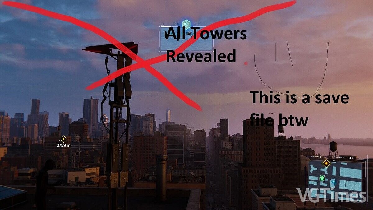 Marvel&#039;s Spider-Man Remastered — All towers have been repaired