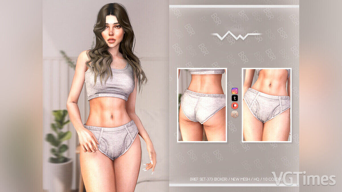 The Sims 4 — Women's panties 373