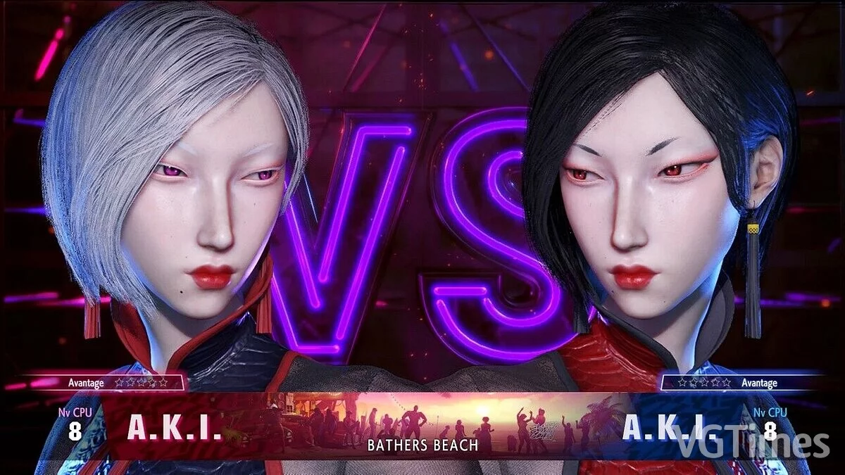 Street Fighter 6 — AKI with Ada's hairstyle