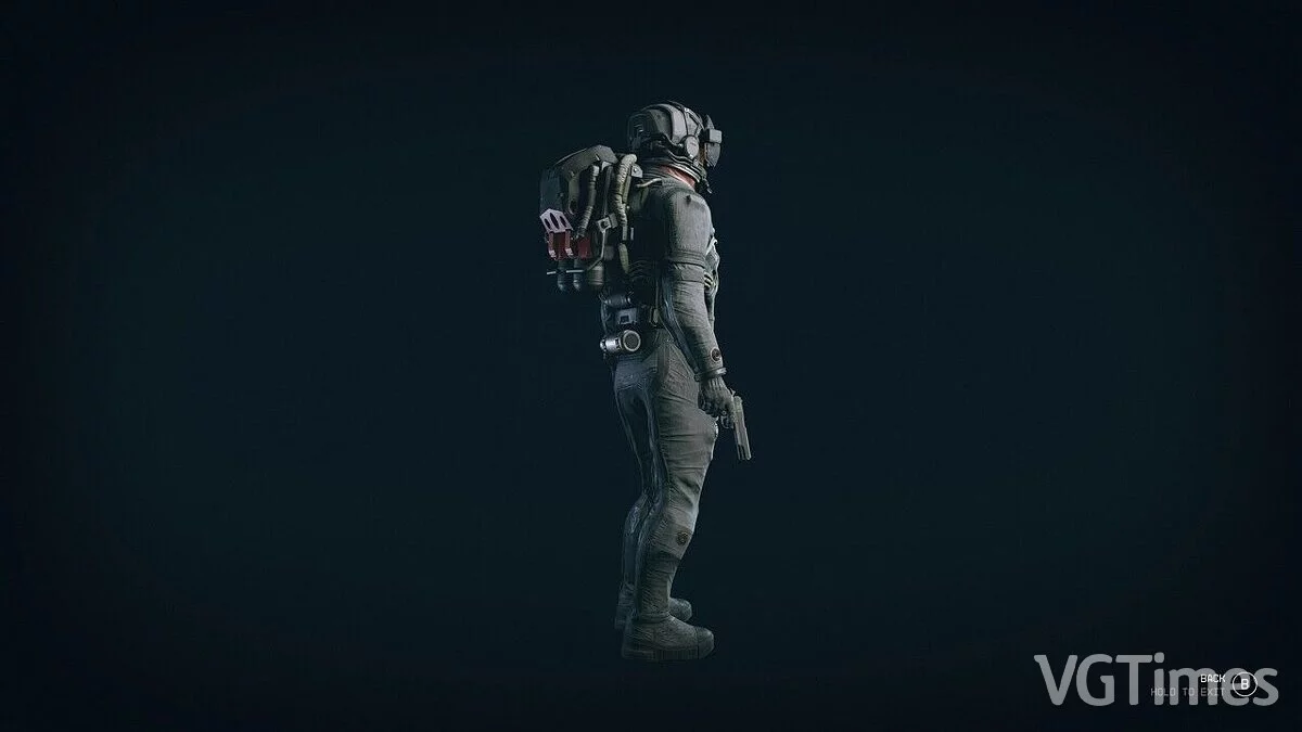 Starfield — Черный костюм пилота UC Ace