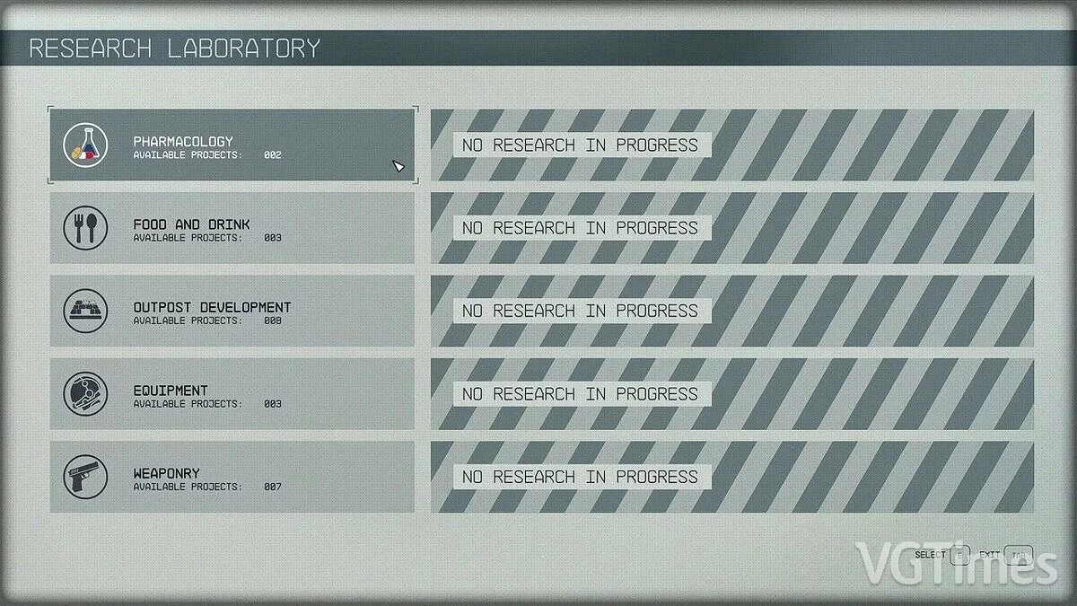 Starfield — Цветные иконки исследований