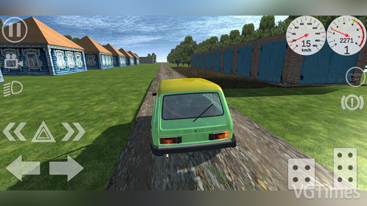 Simple Car Crash Physics Sim — Village Malinovka