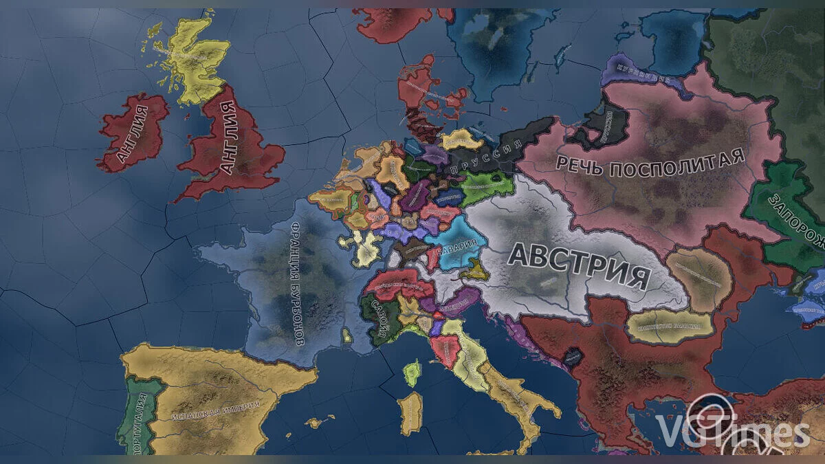 Hearts of Iron 4 — Русифікатор Empire 0.6.1: У Схід