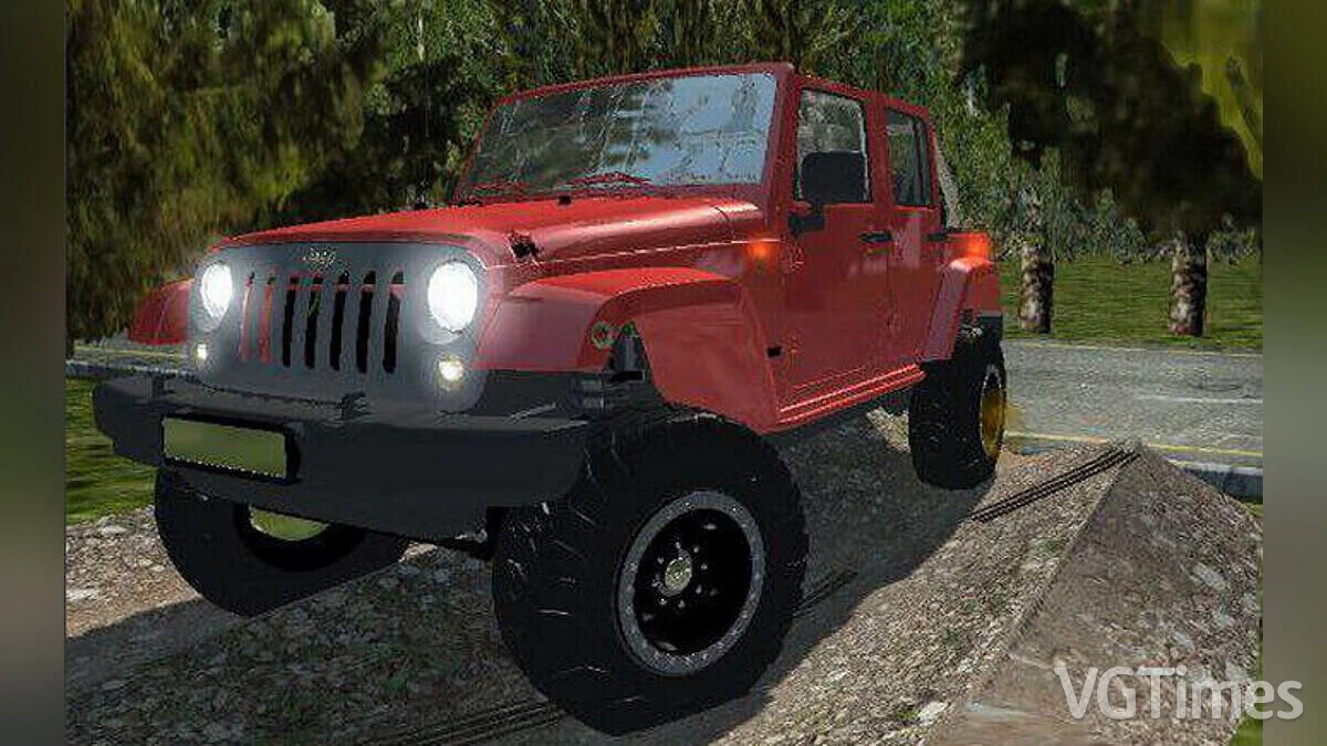 Simple Car Crash Physics Sim — Jeep Wrangler Rubicón 2012