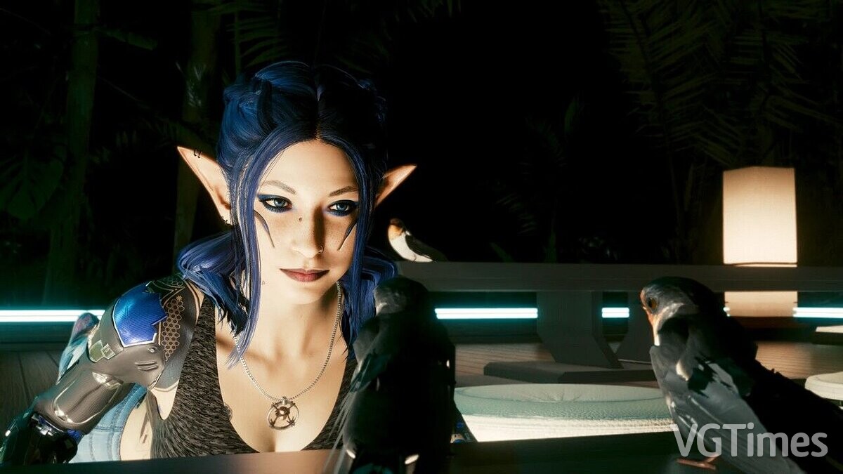 Cyberpunk 2077 — Elf ears for women